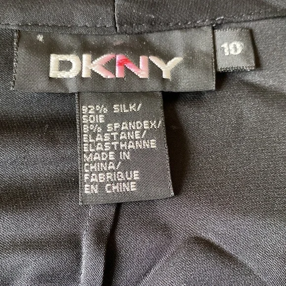 DKNY 💯 Silk Black Timeless Blouse NeverUsed